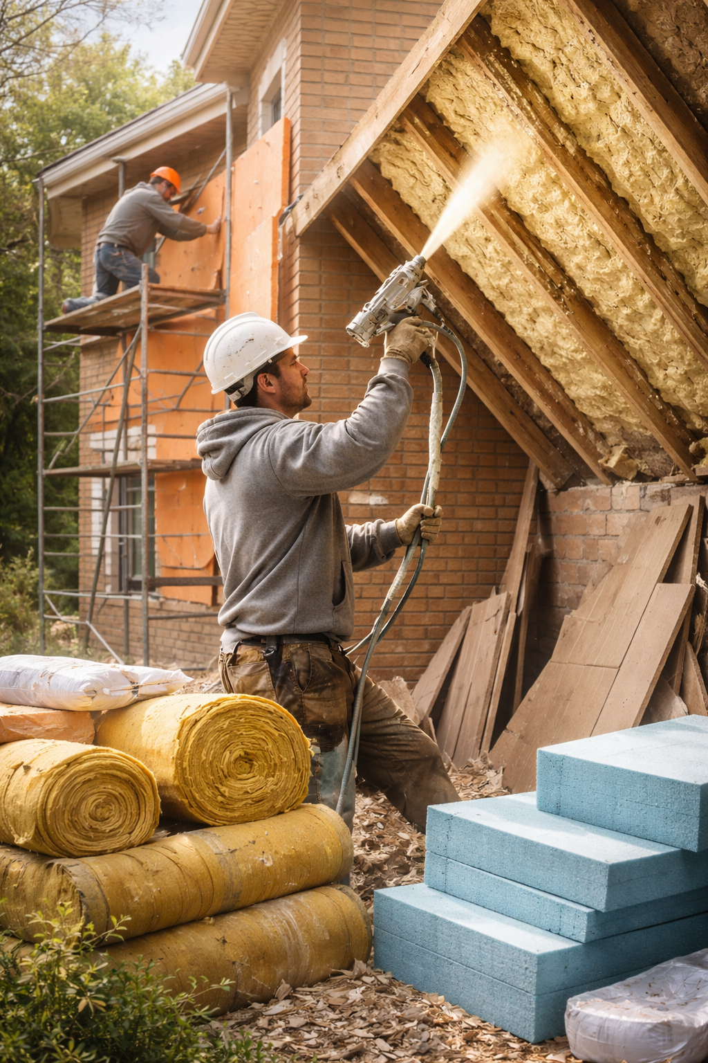 Утепление домов в Челябинске под ключ от 4331 руб/м2 | Профессионально — ТепломастерЧлб