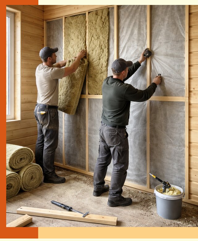 Утепление дома из минибруса в Челябинске: комплексные теплоизоляционные работы