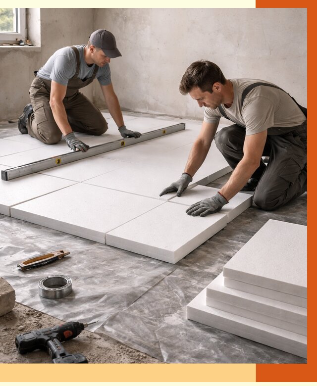 Утепление бетонного пола в Челябинске от 2578 руб/м2 — монтаж и цена | ТепломастерЧлб