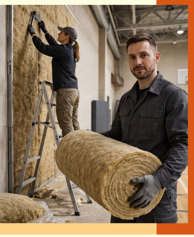 Утепление спортзала в Челябинске от 7734 руб/м2 — комплексное утепление под ключ | ТепломастерЧлб