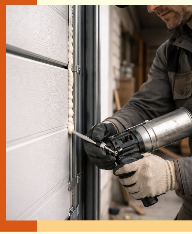 Заполнение пустот ворот в Челябинске профессионально и герметично